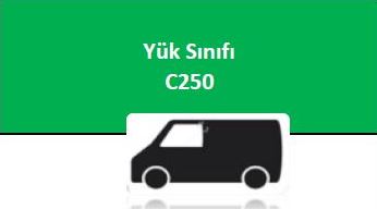 YÜK SINIFI - C 250